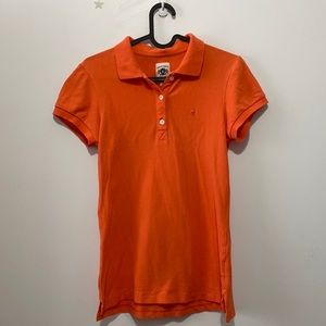 Old navy orange polo shirt